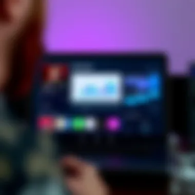 An overview of BandLab's user interface showcasing its intuitive design.