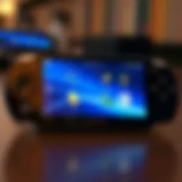 Visual representation of PSP Gold APK interface