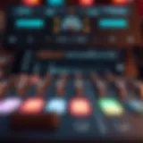 Visual representation of Edjing Mixer Mod Exe interface