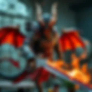 Visual representation of Tailed Demon Slayer Mod APK features