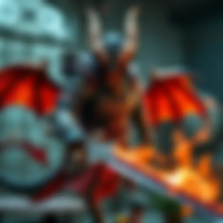 Visual representation of Tailed Demon Slayer Mod APK features