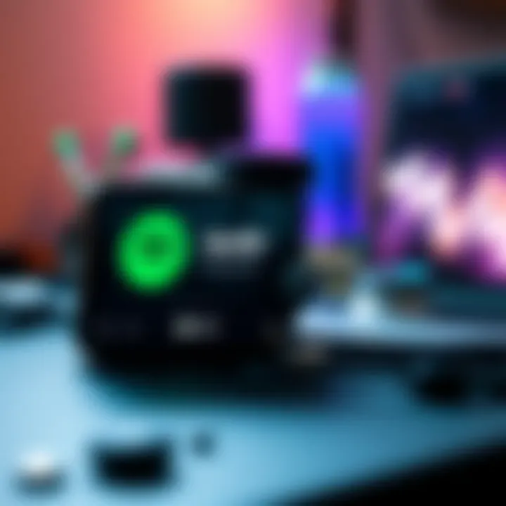 Graphical representation of music streaming trends