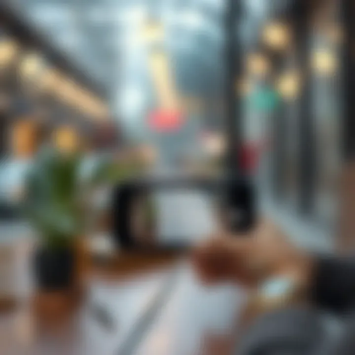 Demonstration of document scanning using Tiny Scanner Pro APK