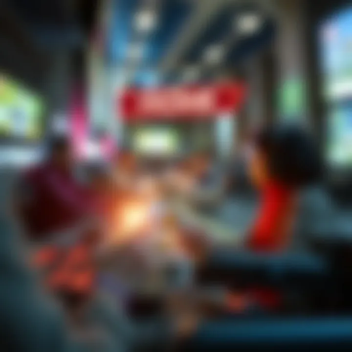 Visual representation of enhanced user engagement in mobile gaming